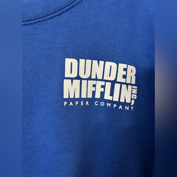 The Office Dunder Mifflin Inc, Paper Company Sweater Size Large Great condition! - Picture 4 of 5